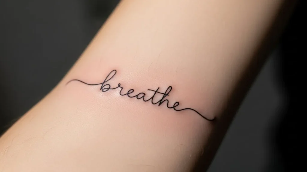 How to Choose Minimal Script Tattoos That Look Beautiful
