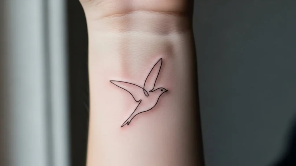 How to Create Minimal Bird Tattoos With Freedom Symbolism