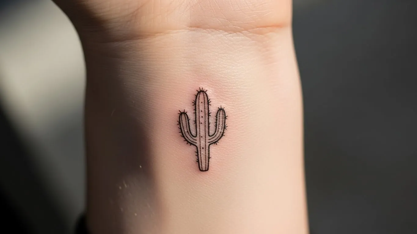 How to Create Tiny Cactus Tattoos That Add Personality