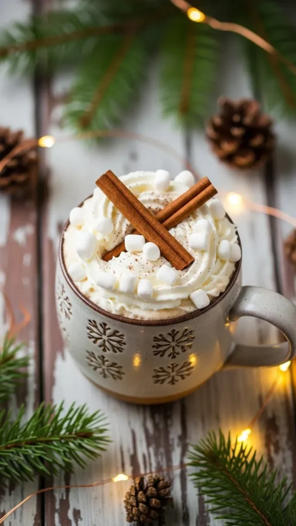 How to sketch a Christmas coffee mug tattoo