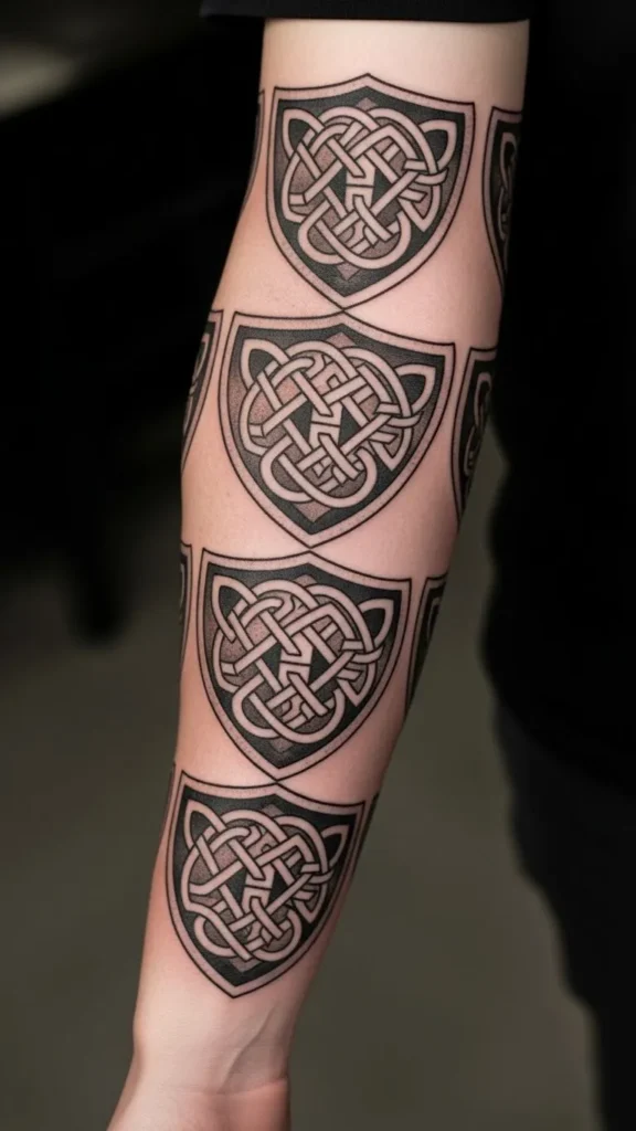 Interlocking Shield Knot Sleeve