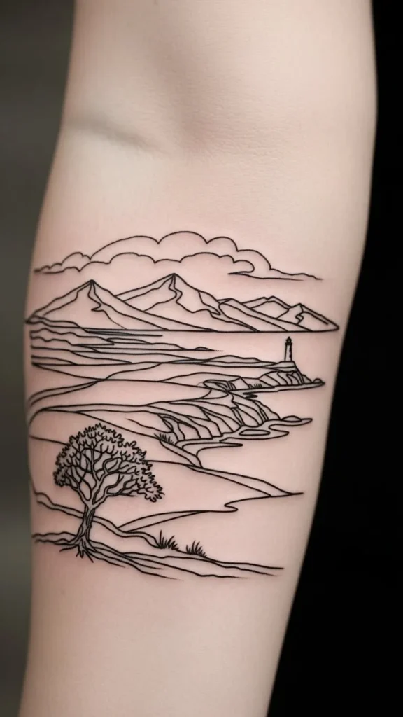 Irish Landscape Line