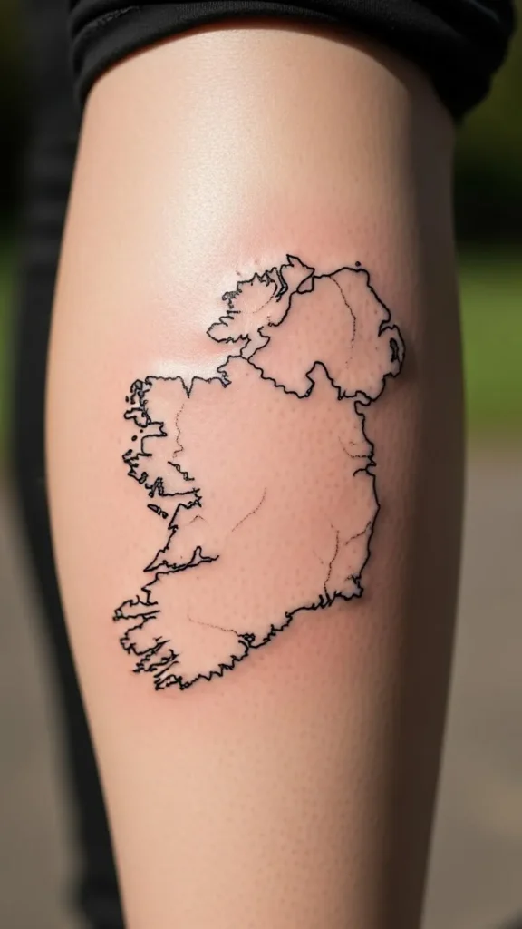 Irish Map Outline