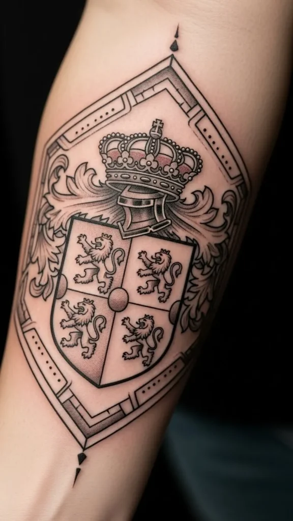 Irish Coat of Arms Tattoos