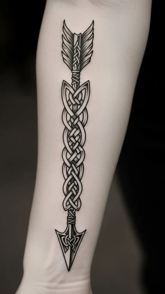 Knotwork Arrow