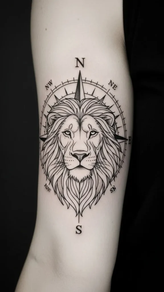 Lion and Compass
