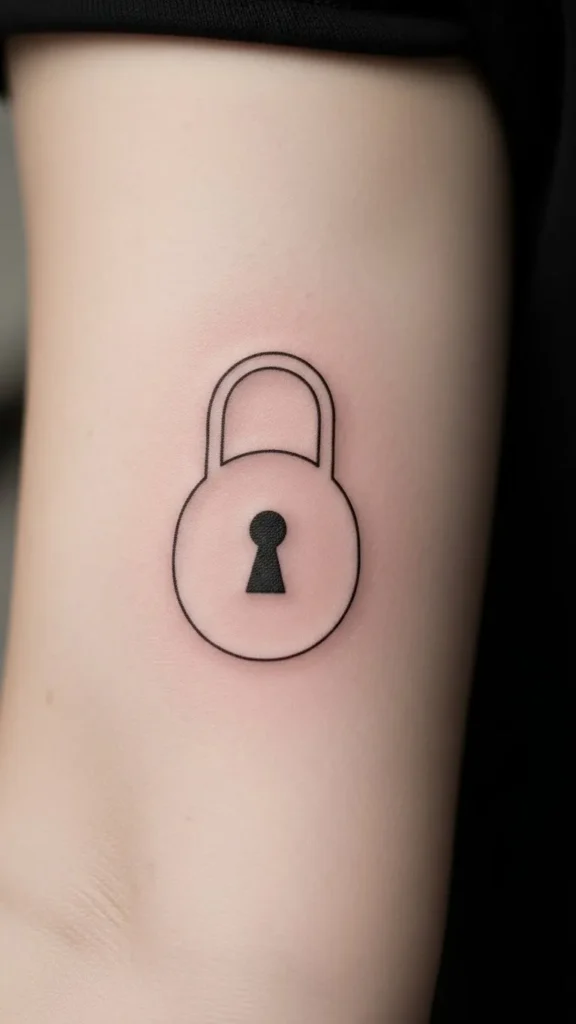  Lock with Minimal Keyhole