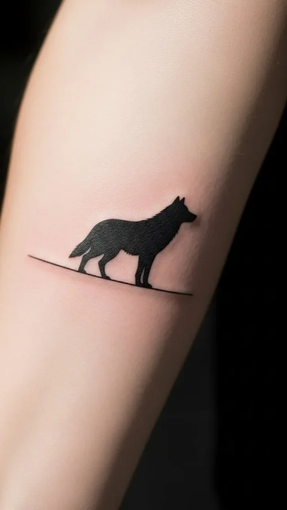 Lone Wolf Silhouette