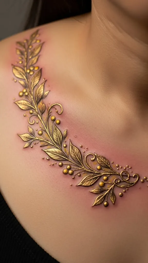 Luxury Gold-Tone Garland