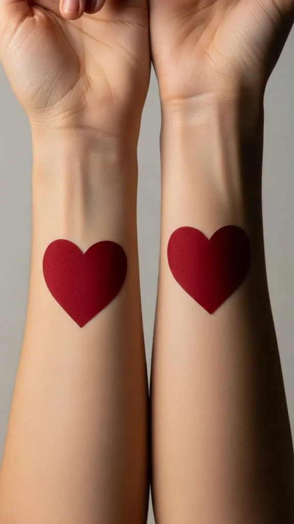 Matching Heart Silhouette