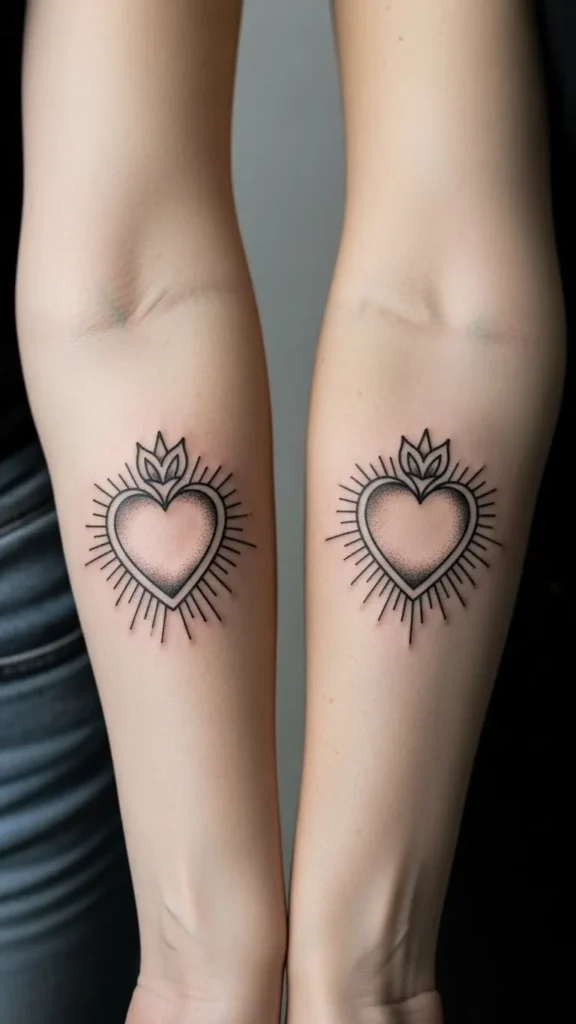 Matching Sacred Heart Style