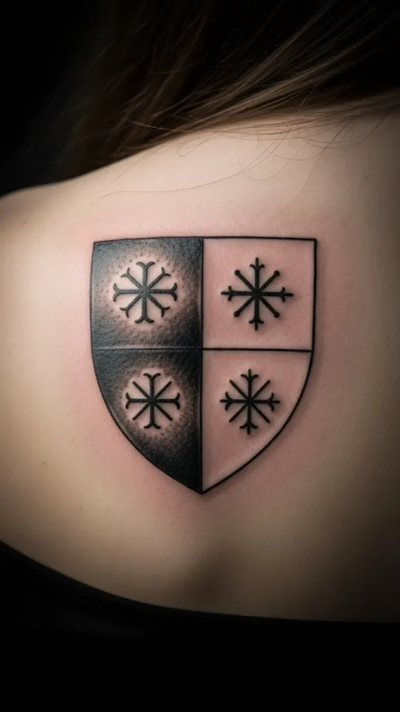 Medieval Family Shield Emblem