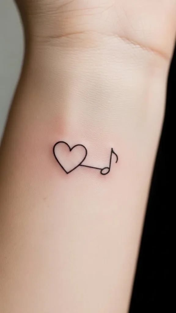 Minimal Heart With a Single Note