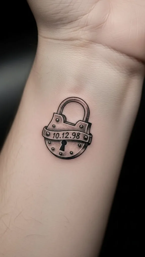 Minimal Lock with Date Detail