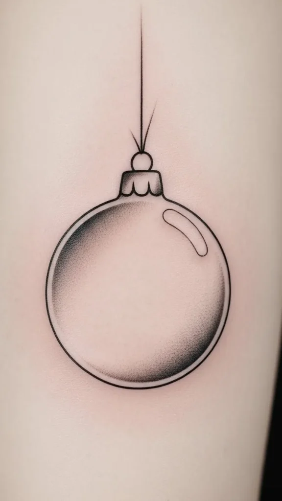 Minimal Matte Ornament Tattoo