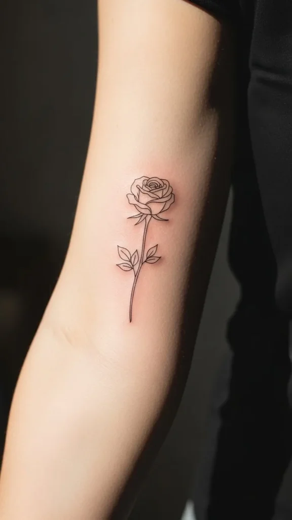 Minimal Rose on the Inner Arm