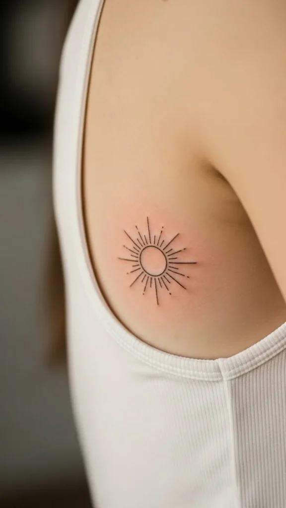 Minimal Sun Outline