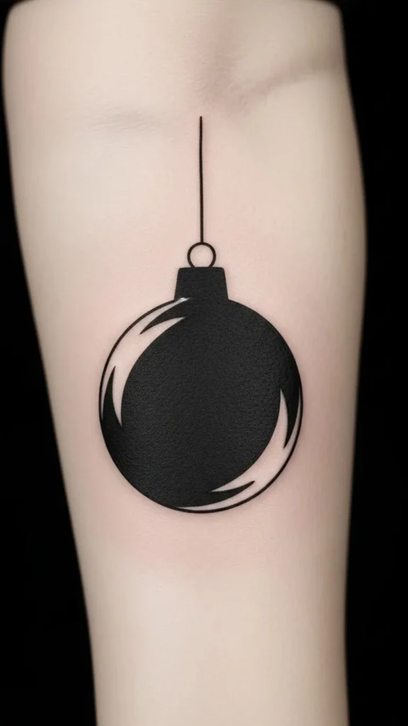 Monochrome Ornament Silhouette