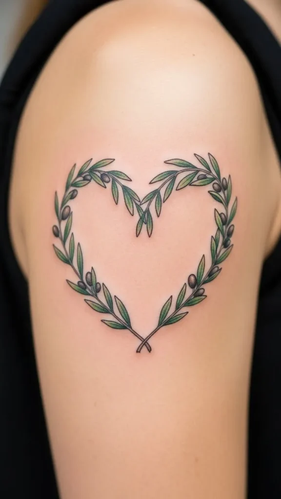 Olive Branch Heart
