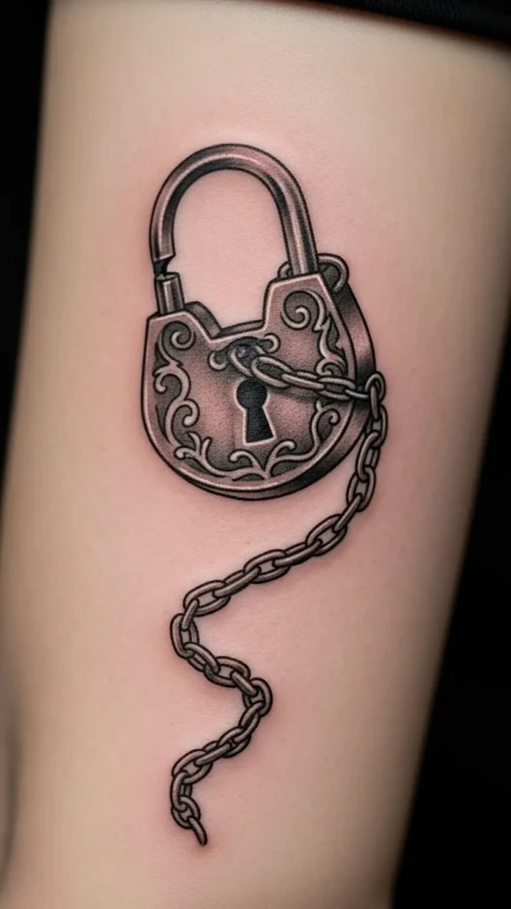 Open Lock with Loose Chain