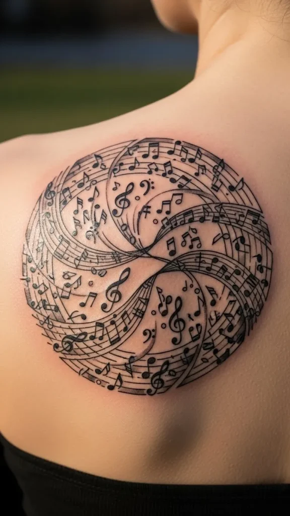 Ornament Filled With Notes