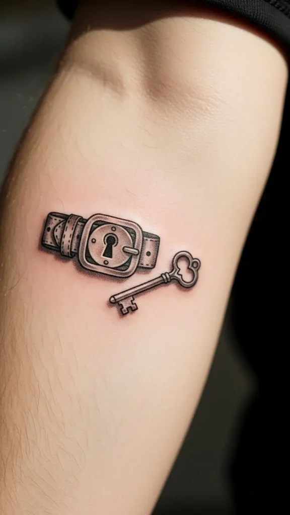 Santa Belt Lock and Key