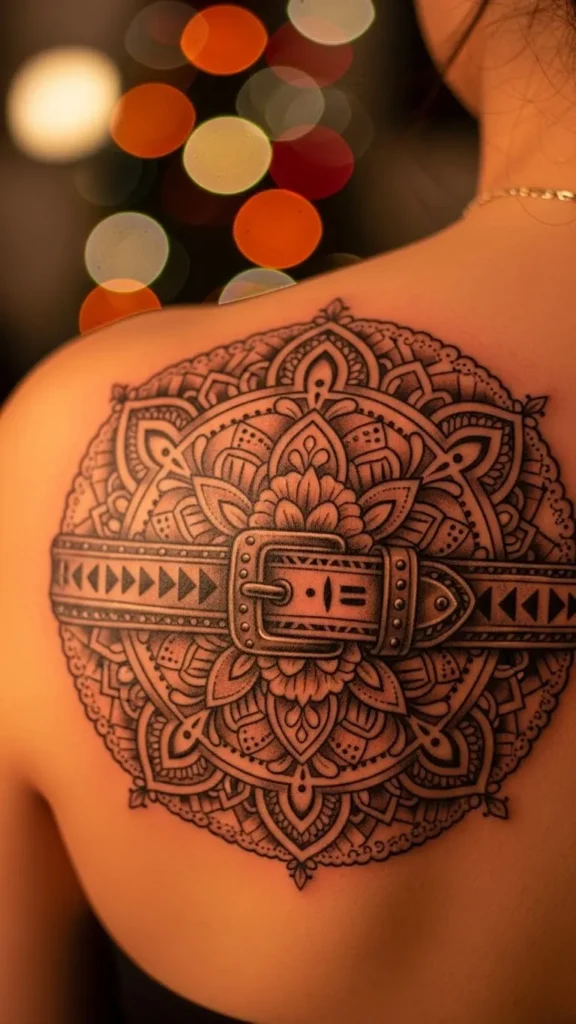 Santa Belt Ornament Design