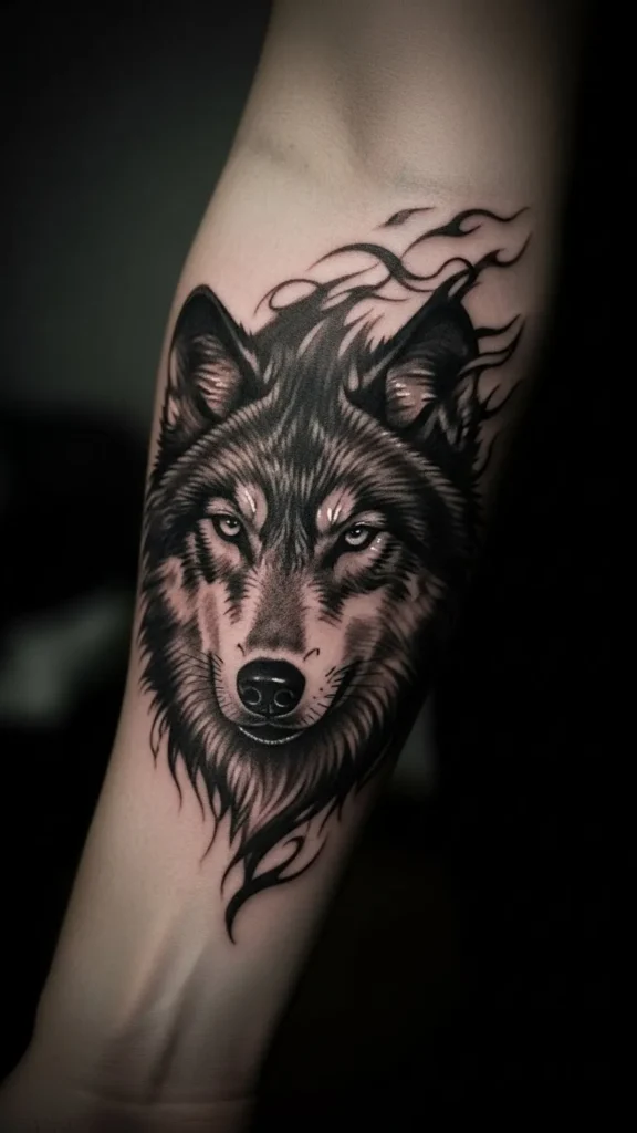 Shadow Wolf Fade Design