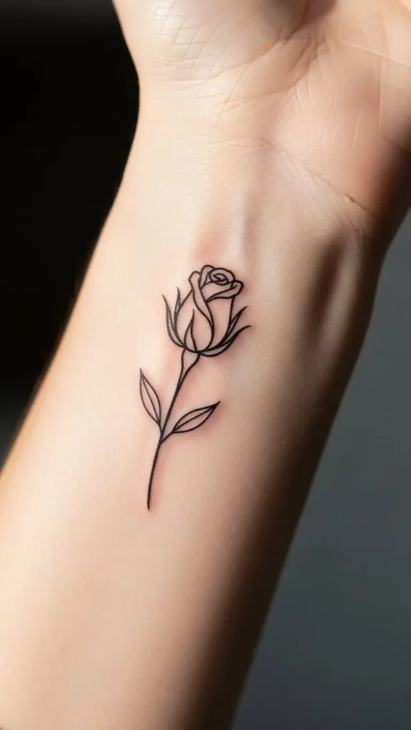  Simple Rose Bud Design