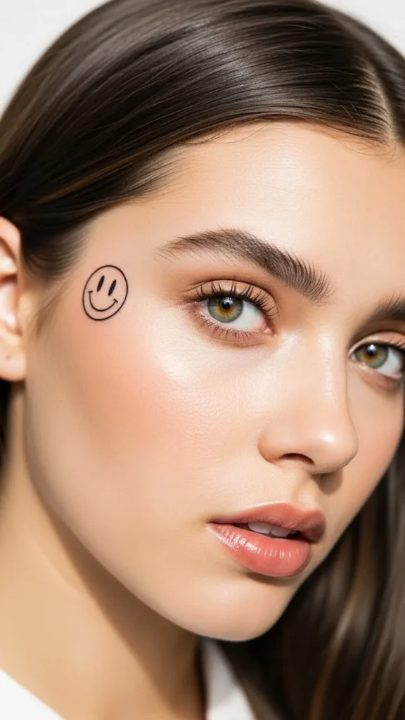 Smiley Face Near the Temple