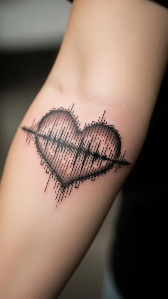 Sound Wave Forming a Heart