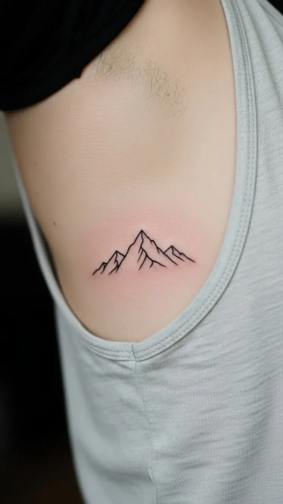 Tiny Mountain Outline