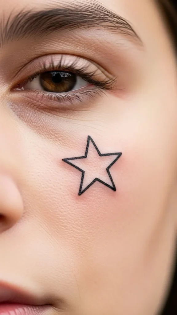 Tiny Star Under the Eye