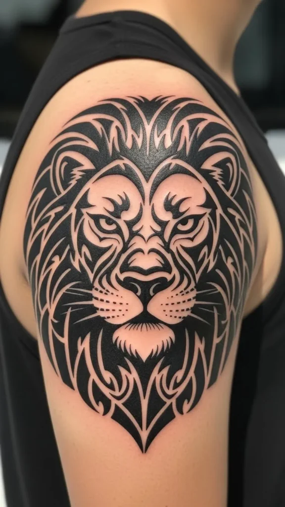 Tribal Lion Pattern