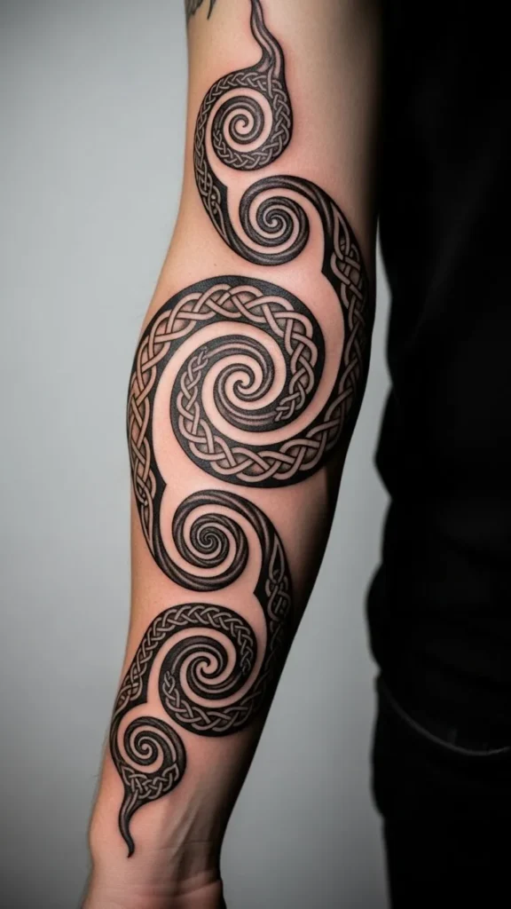 Triple Knot Spiral Sleeve