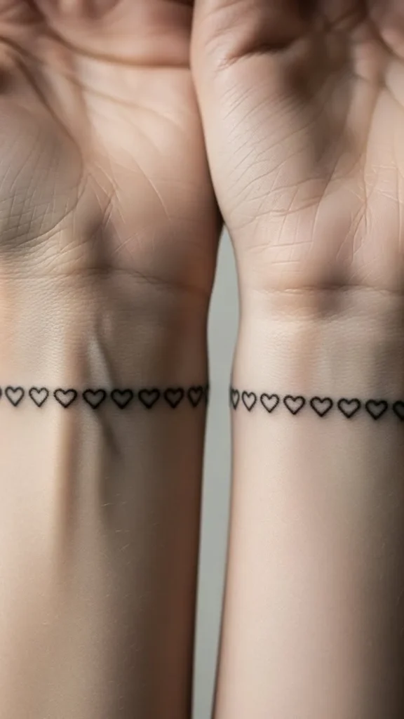 Twin Heart Wristband