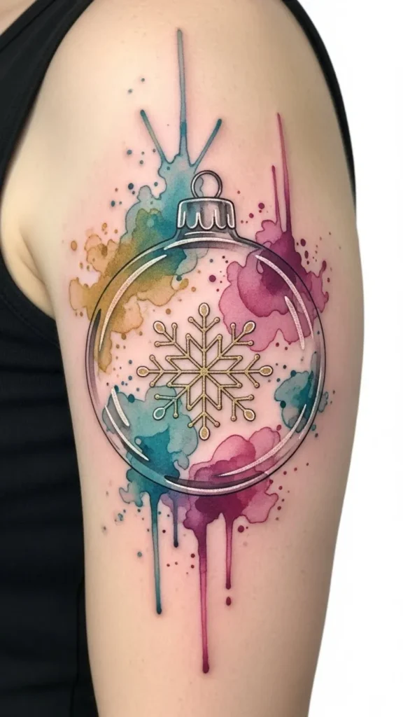Watercolor Ornament Splash