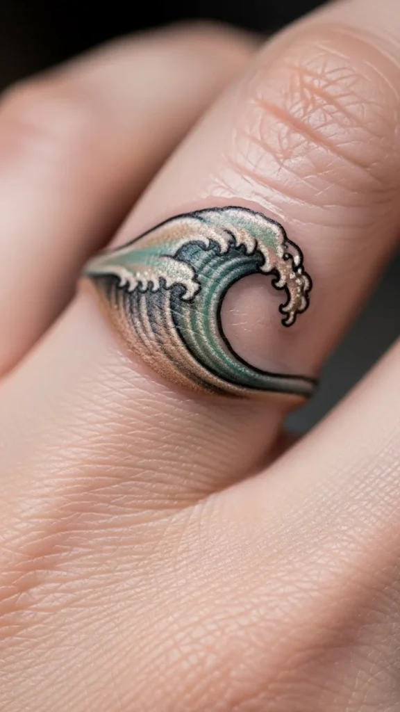 Wave Line Ring