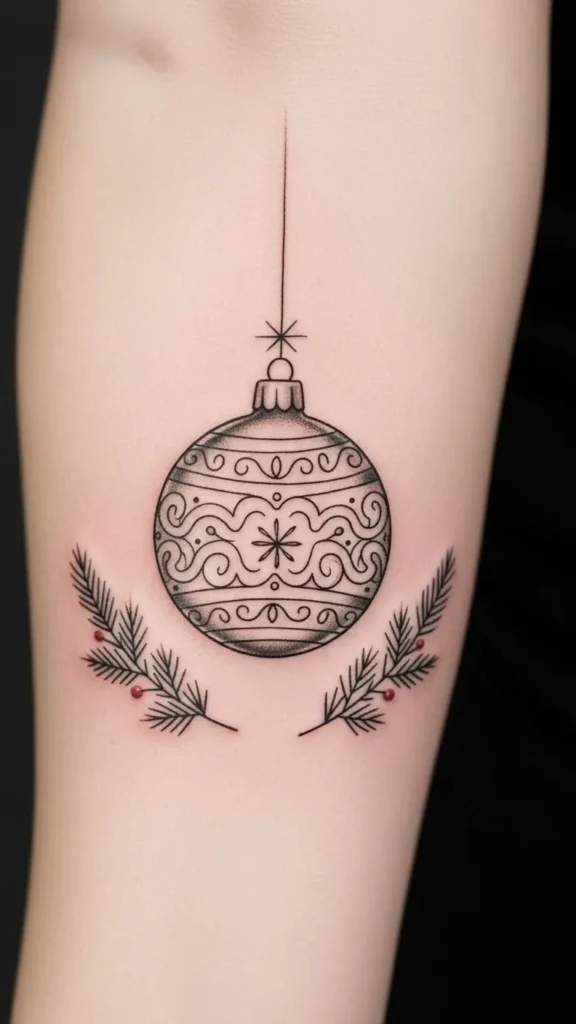 Winter Evergreen Ornament