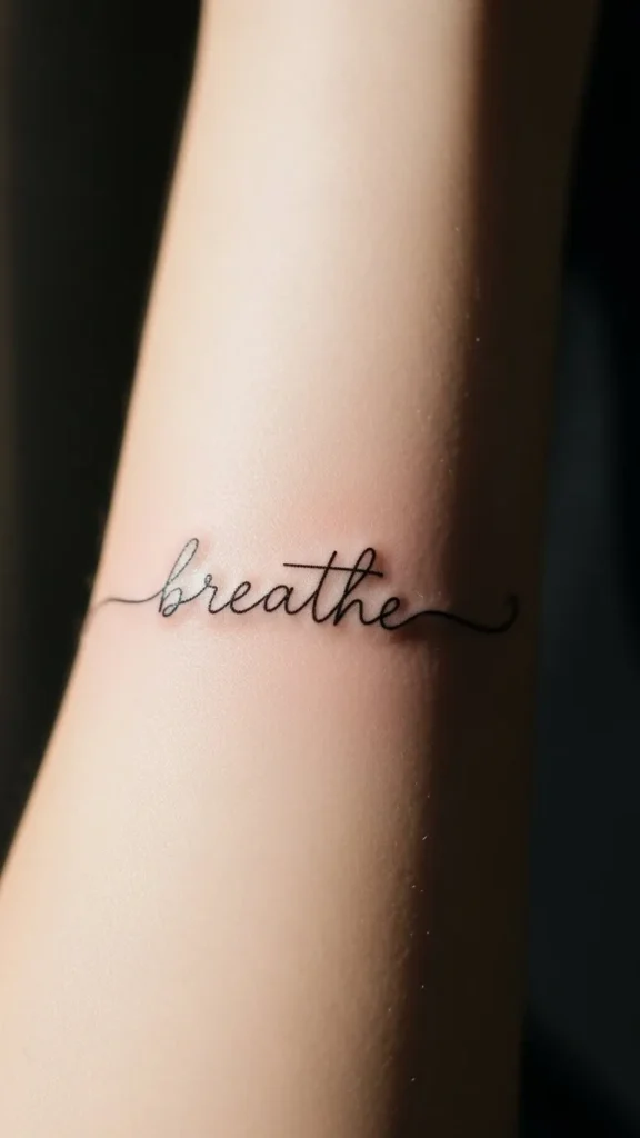 How to Choose Minimalist Script Tattoos