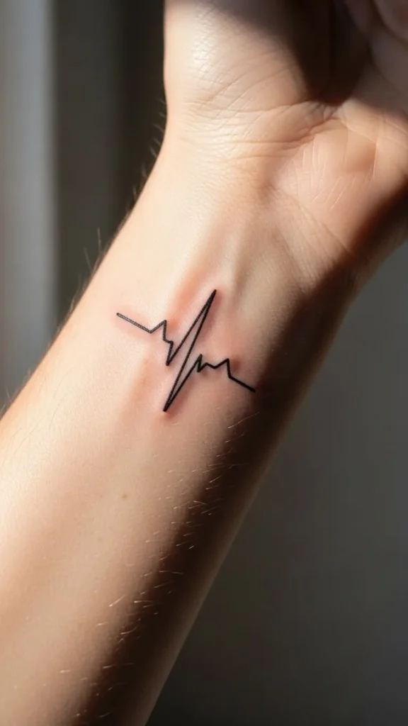 How to Make Tiny Heartbeat Tattoos