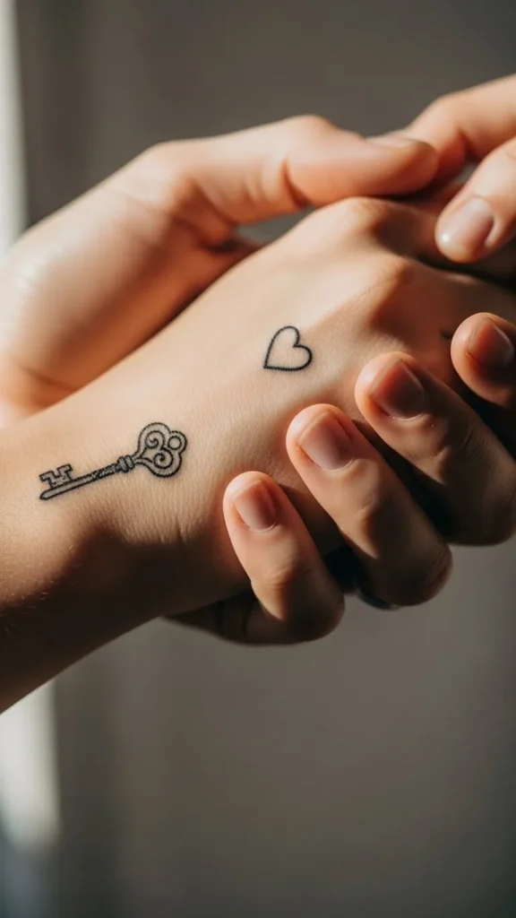Key to My Heart Tattoos