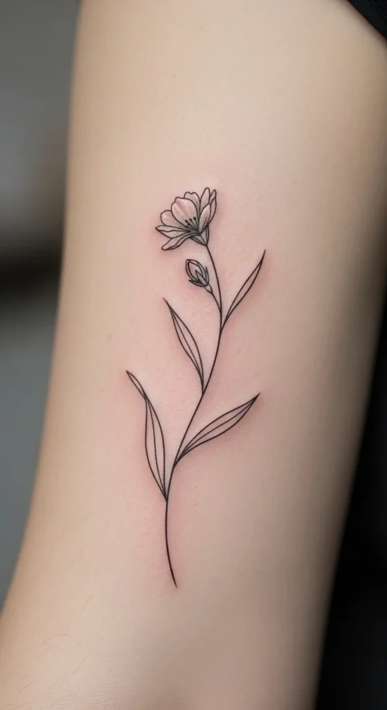 Blooming Wildflower Stem