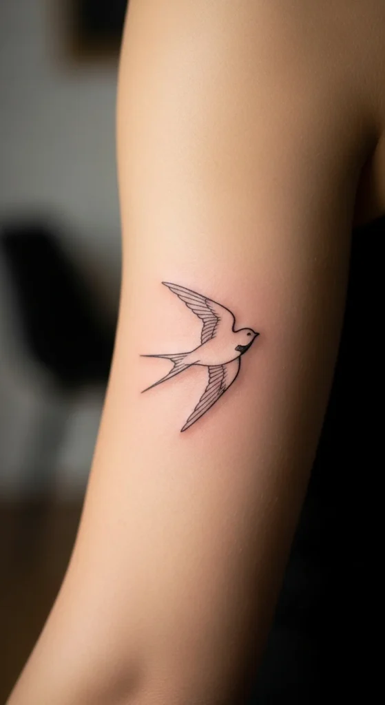 Minimal Swallow Bird