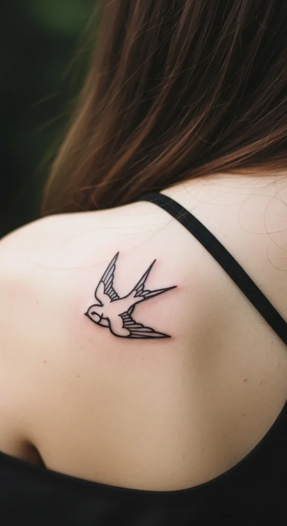 Minimal Swallow Bird