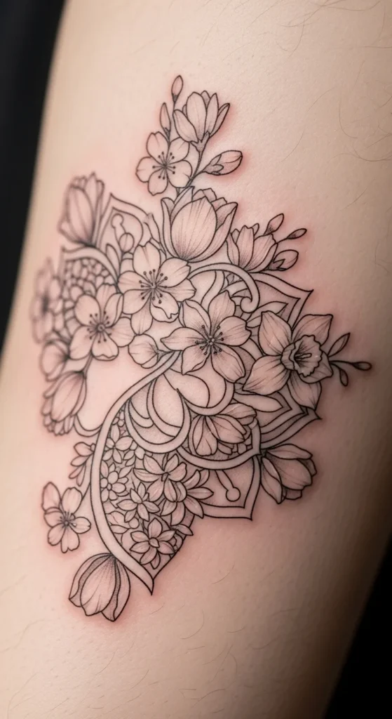 15. Petal Mandala Fragment