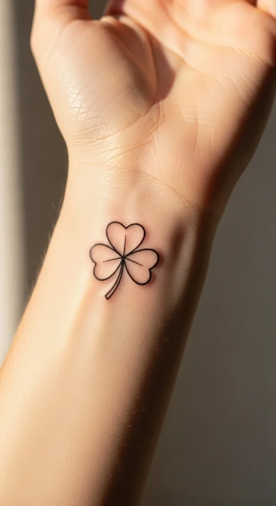 Minimal Clover Outline
