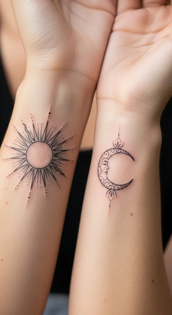 Sun and Moon Pair