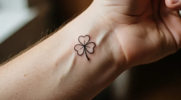 22 Simple Clover Tattoos That Add Quick Luck