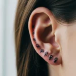 22 Tiny Ear Tattoos That Add Sweet Luck